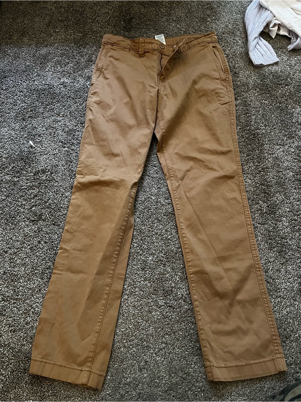 Faded Glory Men's Khaki Straight Leg Pants - Tan